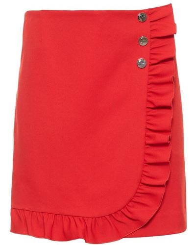 Tory Sport Falda pantalón de sarga de techno - Rojo