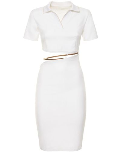 Nike Jacquemus Short Sleeve Dress - White