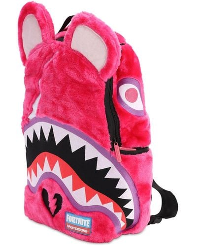 Sprayground Fortnite Ciddle Shark Backpack - Pink