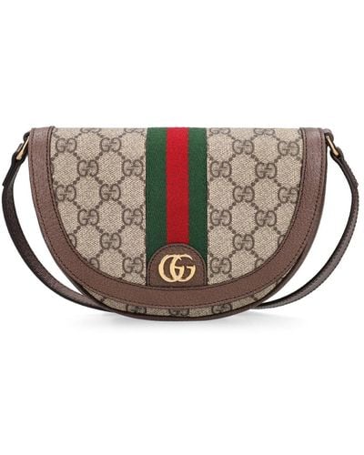 Gucci Mini gg Canvas Shoulder Bag - Gray
