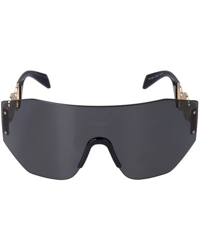 Versace Gafas de sol de metal - Gris