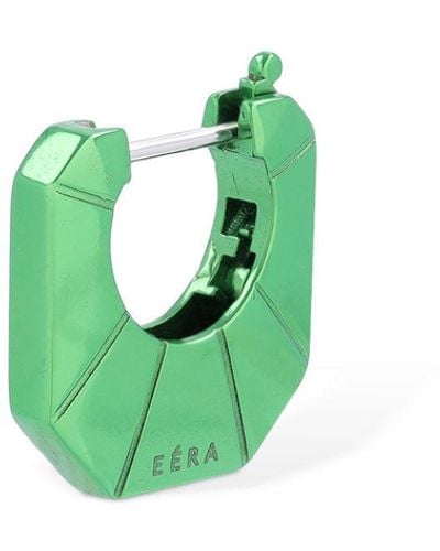 Eera 18kt Marla Small Mono Earring - Green