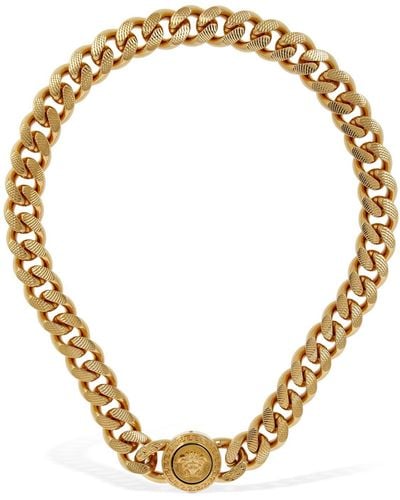 Versace Metal Necklace - Metallic