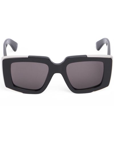 Alexander McQueen Am0446s Acetate Sunglasses - Gray