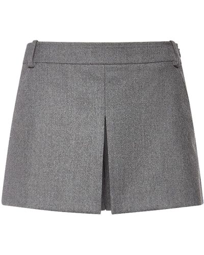 Tom Ford Compact Wool Shorts - Gray