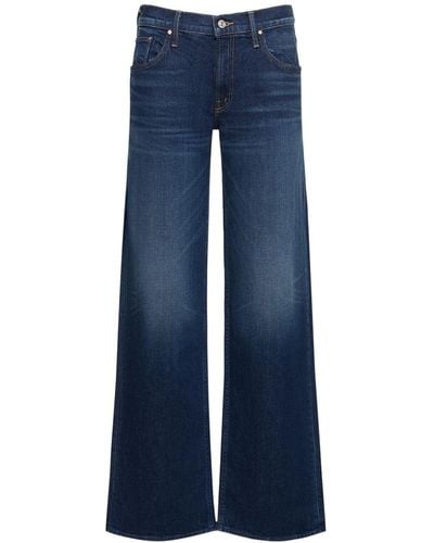 Mother The Down Low Spinner Heel Jeans - Blue