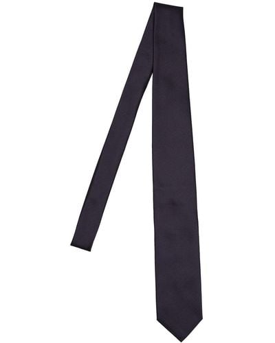 Tom Ford 8Cm Solid Silk Twill Tie - Black