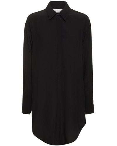 Victoria Beckham シルクシャツ - ブラック