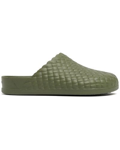 Crocs™ Dylan Woven Rubber Clogs - Green