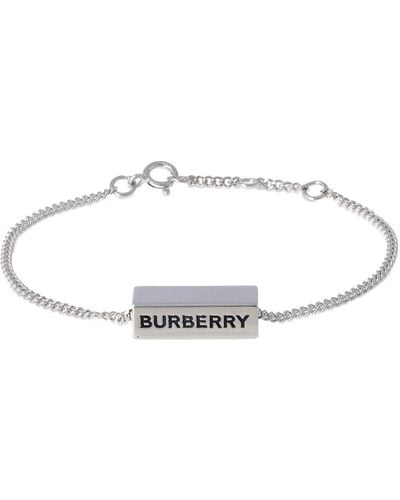 Burberry Graviertes Kettenarmband "" - Weiß