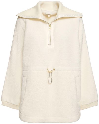 Varley Parnel Half Zip Drawstring Sweater - Natural