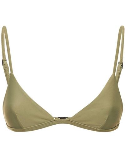 Matteau Triangel-bikini-top "petite" - Grün