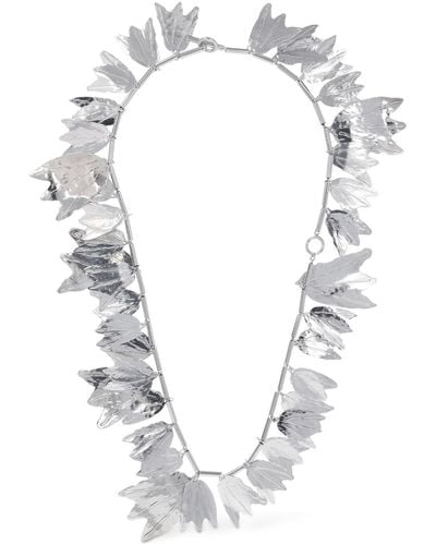 Jil Sander Culture 2 Collar Necklace - Metallic