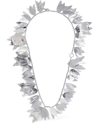 Jil Sander Culture 2 Collar Necklace - Metallic