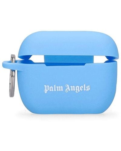 Palm Angels Classic Logo Airpods Pro Case - Blue