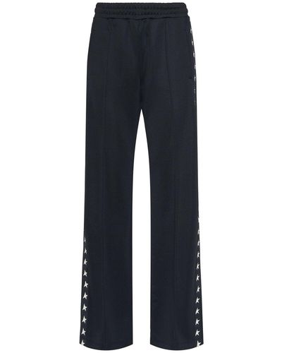 Golden Goose Pantaloni star dorotea in jersey - Blu