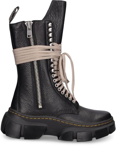 Dr. Martens 191 Dmxl Calf Length Boots - Black