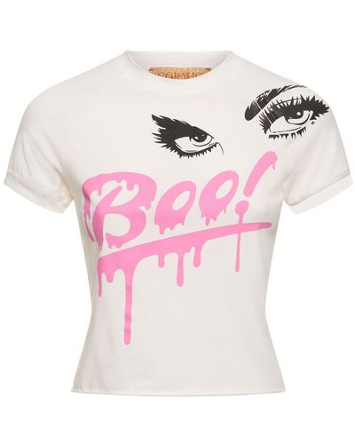 Cormio T-shirt Aus Baumwolljersey "boah" - Pink