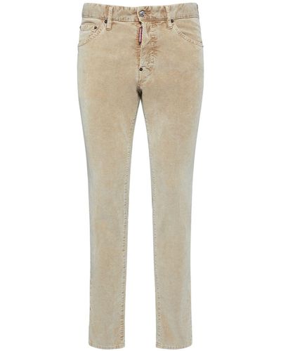 DSquared² Cool Guy Marble Corduroy 5 Pocket Jeans - Natural