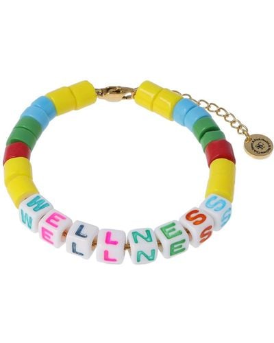 Sporty & Rich Wellness Bead Necklace - Multicolour