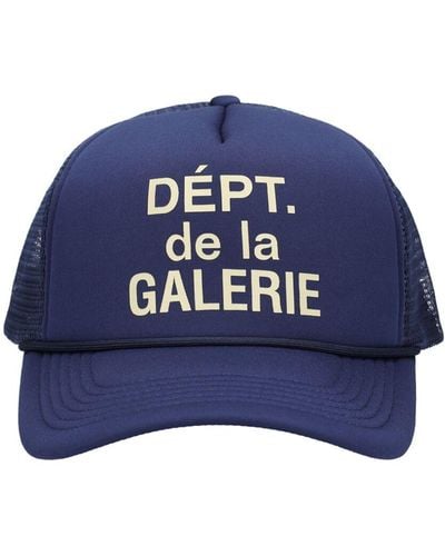 GALLERY DEPT. Cappello trucker in felpa con logo - Blu