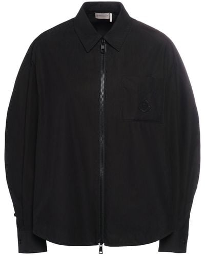 Moncler Camisa de algodón - Negro
