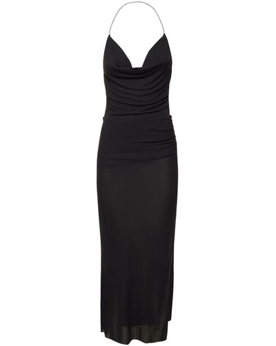 Bec & Bridge Lexie Cowl Neck Viscose Maxi Dress - Black