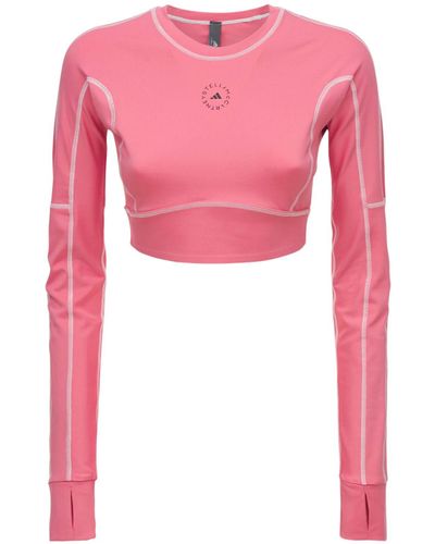 adidas By Stella McCartney Croptop "asmc Tst" - Pink