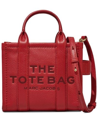 Marc Jacobs The Crossbody Leather Tote Bag - Red