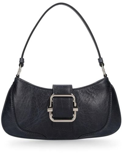 OSOI Small Brocle Leather Shoulder Bag - Black