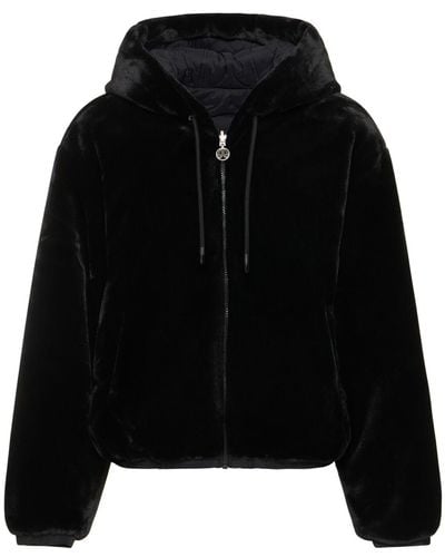 Moose Knuckles Quilted eaton bunny hooded jacket - Nero