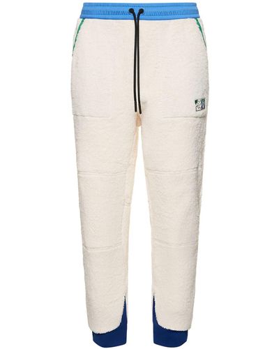 3 MONCLER GRENOBLE Pantalones deportivos de nylon - Blanco