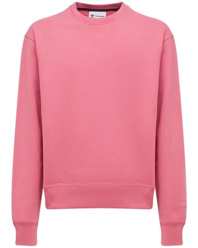 adidas Originals Humanrace Cotton Sweatshirt - Pink