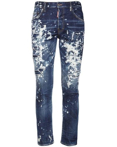 DSquared² Jeans im Distressed-Look - Blau