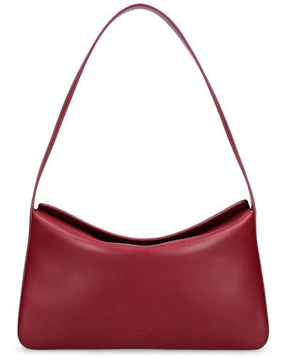 Aesther Ekme Soft Smooth Leather Shoulder Bag - Red