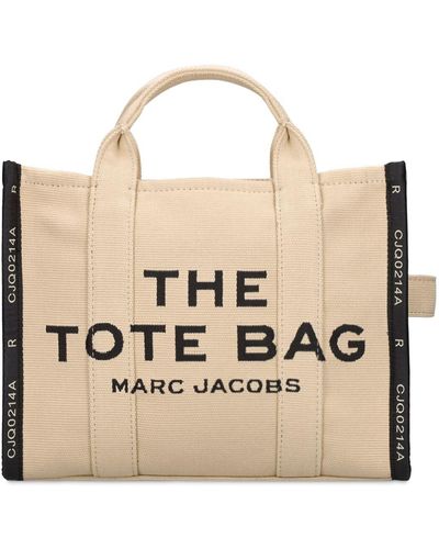 Marc Jacobs Tote The Medium aus Jacquard - Natur