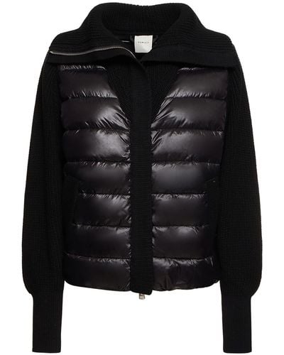 Varley Montrose Zip-Up Jacket W/ Knit Sleeves - Black