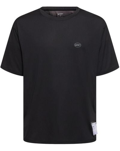 Satisfy T-shirt auralite in techno - Nero