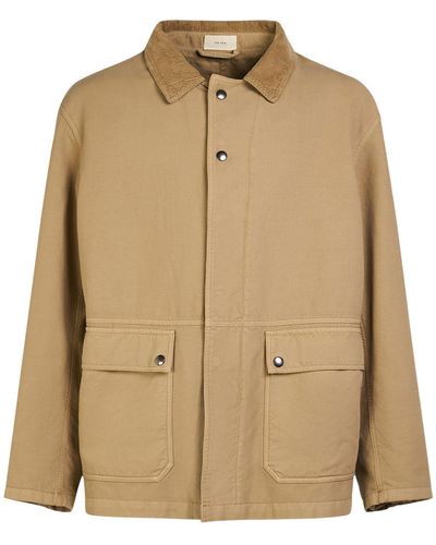 The Row Frank Zipped Cotton Jacket - Natural