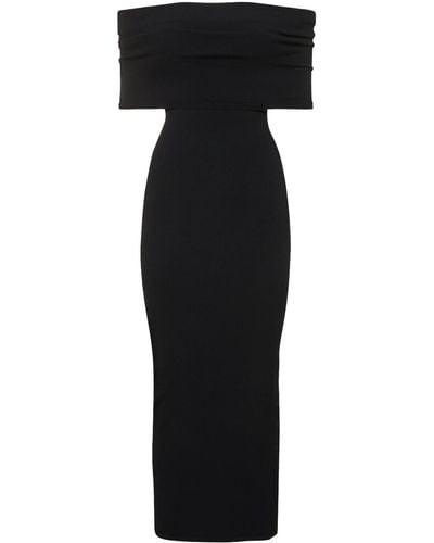 Wardrobe NYC ビスコースブレンドドレス - ブラック
