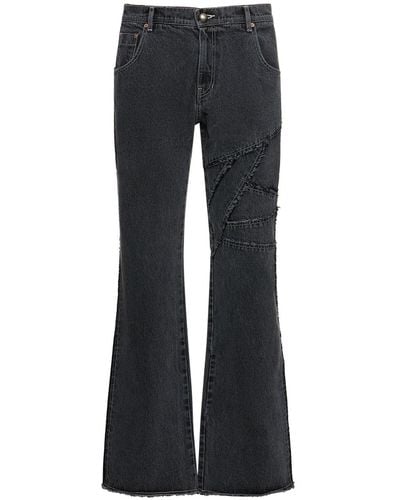 ANDERSSON BELL Ghentel Raw-Cut Flared Jeans - Blue
