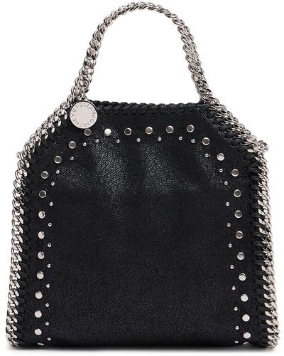 Stella McCartney Tiny Falabella Studded Bag - Black