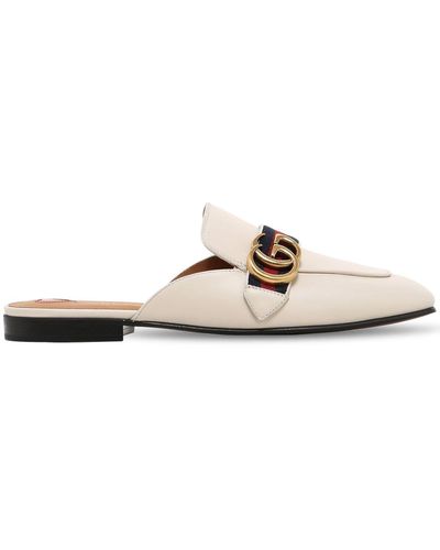 Gucci Double G Slippers - White