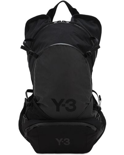 Y-3 Reflektierender Nylon-rucksack " Ch1" - Schwarz