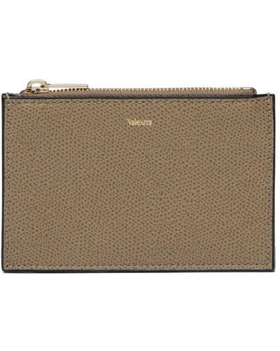 Valextra Kartenhülle Aus Leder - Braun