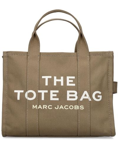 Marc Jacobs The Medium Tote Cotton Canvas Bag - Brown