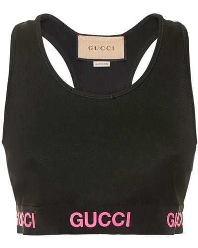 Gucci Technical Jersey Top - Black