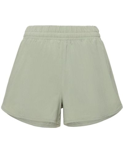 Beyond Yoga In Stride Shorts - Green