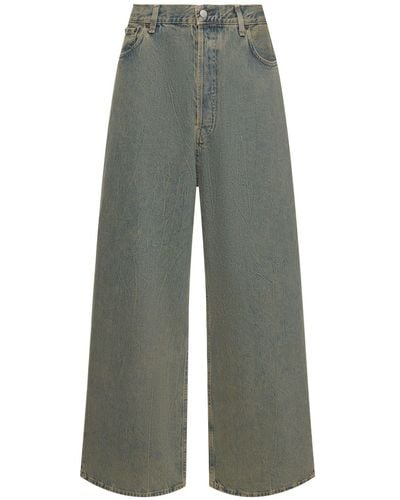 Acne Studios 2023 Delta Cotton Denim Jeans - Gray