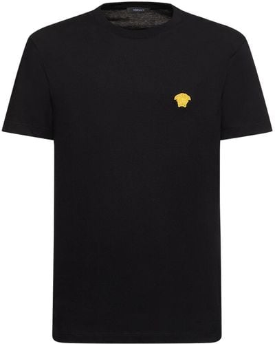 Versace Medusa コットンジャージーtシャツ - ブラック